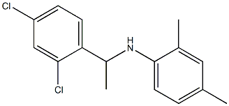 N-[1-(2,4-dichlorophenyl)ethyl]-2,4-dimethylaniline Struktur