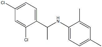 N-[1-(2,4-dichlorophenyl)ethyl]-2,4-dimethylaniline 化学構造式