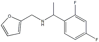 N-[1-(2,4-difluorophenyl)ethyl]-N-(2-furylmethyl)amine Structure