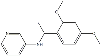 N-[1-(2,4-dimethoxyphenyl)ethyl]pyridin-3-amine 结构式