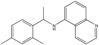 N-[1-(2,4-dimethylphenyl)ethyl]quinolin-5-amine 化学構造式
