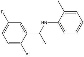 N-[1-(2,5-difluorophenyl)ethyl]-2-methylaniline Structure