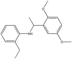 N-[1-(2,5-dimethoxyphenyl)ethyl]-2-ethylaniline Structure