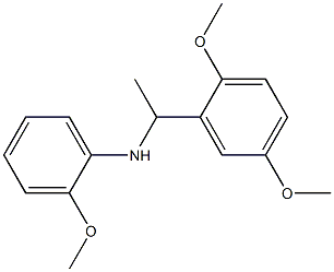 N-[1-(2,5-dimethoxyphenyl)ethyl]-2-methoxyaniline Structure