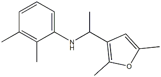 N-[1-(2,5-dimethylfuran-3-yl)ethyl]-2,3-dimethylaniline,,结构式