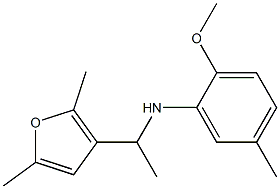 N-[1-(2,5-dimethylfuran-3-yl)ethyl]-2-methoxy-5-methylaniline