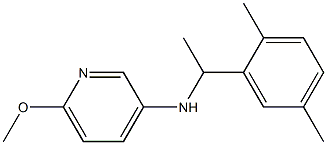  N-[1-(2,5-dimethylphenyl)ethyl]-6-methoxypyridin-3-amine