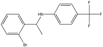 N-[1-(2-bromophenyl)ethyl]-4-(trifluoromethyl)aniline