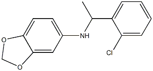 N-[1-(2-chlorophenyl)ethyl]-2H-1,3-benzodioxol-5-amine Struktur