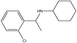 N-[1-(2-chlorophenyl)ethyl]cyclohexanamine 化学構造式