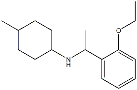 N-[1-(2-ethoxyphenyl)ethyl]-4-methylcyclohexan-1-amine 化学構造式