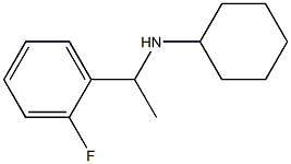 N-[1-(2-fluorophenyl)ethyl]cyclohexanamine