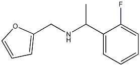 N-[1-(2-fluorophenyl)ethyl]-N-(2-furylmethyl)amine Structure