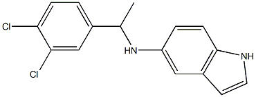  N-[1-(3,4-dichlorophenyl)ethyl]-1H-indol-5-amine