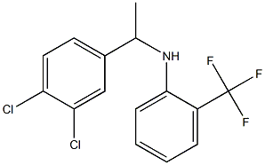 N-[1-(3,4-dichlorophenyl)ethyl]-2-(trifluoromethyl)aniline