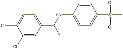 N-[1-(3,4-dichlorophenyl)ethyl]-4-methanesulfonylaniline