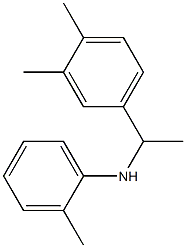 N-[1-(3,4-dimethylphenyl)ethyl]-2-methylaniline Struktur