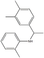 N-[1-(3,4-dimethylphenyl)ethyl]-2-methylaniline Structure