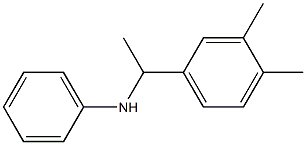 N-[1-(3,4-dimethylphenyl)ethyl]aniline Struktur