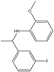 N-[1-(3-fluorophenyl)ethyl]-2-methoxyaniline Structure