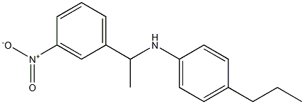  N-[1-(3-nitrophenyl)ethyl]-4-propylaniline