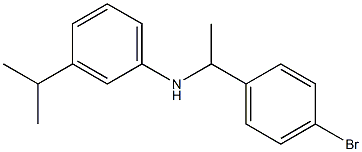N-[1-(4-bromophenyl)ethyl]-3-(propan-2-yl)aniline Struktur