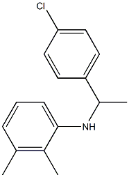 N-[1-(4-chlorophenyl)ethyl]-2,3-dimethylaniline 化学構造式