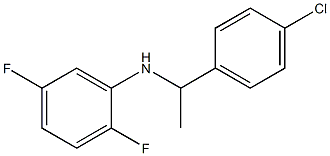 N-[1-(4-chlorophenyl)ethyl]-2,5-difluoroaniline Structure