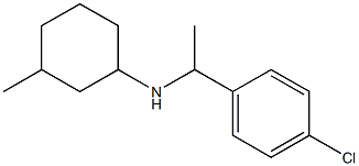 N-[1-(4-chlorophenyl)ethyl]-3-methylcyclohexan-1-amine Structure