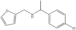 N-[1-(4-chlorophenyl)ethyl]-N-(2-furylmethyl)amine Structure