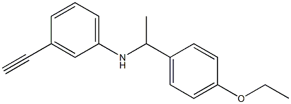 N-[1-(4-ethoxyphenyl)ethyl]-3-ethynylaniline Structure