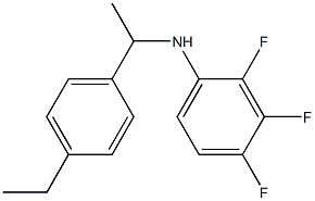 N-[1-(4-ethylphenyl)ethyl]-2,3,4-trifluoroaniline,,结构式