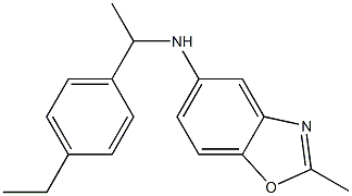 N-[1-(4-ethylphenyl)ethyl]-2-methyl-1,3-benzoxazol-5-amine Structure