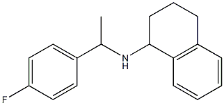 N-[1-(4-fluorophenyl)ethyl]-1,2,3,4-tetrahydronaphthalen-1-amine Structure