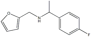 N-[1-(4-fluorophenyl)ethyl]-N-(2-furylmethyl)amine Structure