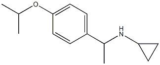 N-[1-(4-isopropoxyphenyl)ethyl]cyclopropanamine Struktur