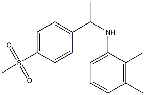 N-[1-(4-methanesulfonylphenyl)ethyl]-2,3-dimethylaniline|