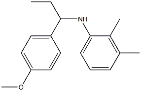 N-[1-(4-methoxyphenyl)propyl]-2,3-dimethylaniline 化学構造式