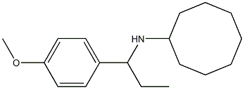  N-[1-(4-methoxyphenyl)propyl]cyclooctanamine