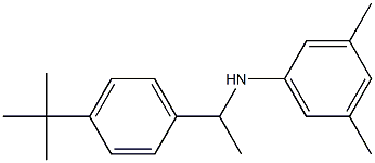 N-[1-(4-tert-butylphenyl)ethyl]-3,5-dimethylaniline 化学構造式