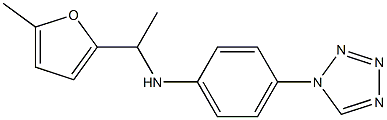 N-[1-(5-methylfuran-2-yl)ethyl]-4-(1H-1,2,3,4-tetrazol-1-yl)aniline