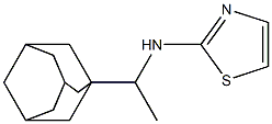 N-[1-(adamantan-1-yl)ethyl]-1,3-thiazol-2-amine Struktur