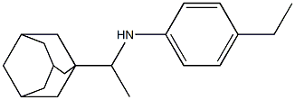 N-[1-(adamantan-1-yl)ethyl]-4-ethylaniline Structure