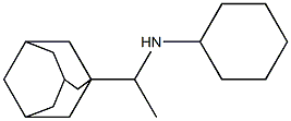 N-[1-(adamantan-1-yl)ethyl]cyclohexanamine Structure