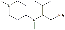 N-[1-(aminomethyl)-2-methylpropyl]-N-methyl-N-(1-methylpiperidin-4-yl)amine,,结构式