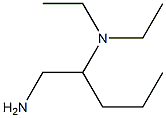 N-[1-(aminomethyl)butyl]-N,N-diethylamine 化学構造式