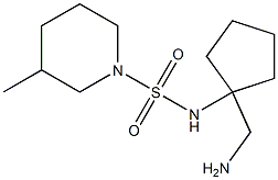N-[1-(aminomethyl)cyclopentyl]-3-methylpiperidine-1-sulfonamide|