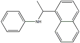 N-[1-(naphthalen-1-yl)ethyl]aniline,,结构式