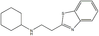 N-[2-(1,3-benzothiazol-2-yl)ethyl]cyclohexanamine Structure
