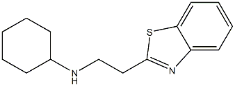 N-[2-(1,3-benzothiazol-2-yl)ethyl]cyclohexanamine Struktur